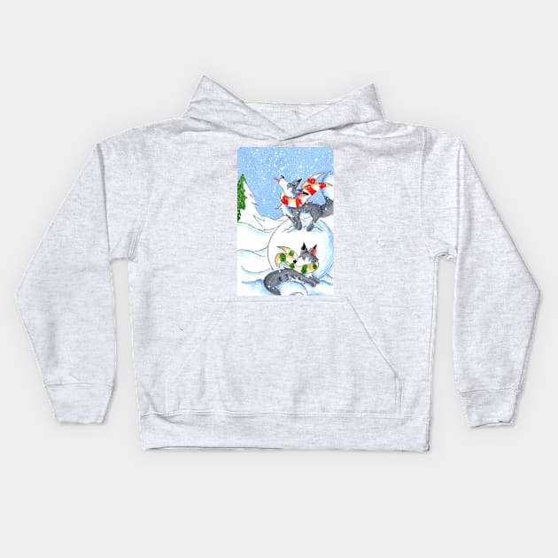 A Break for Snowflakes Kids Hoodie by KristenOKeefeArt